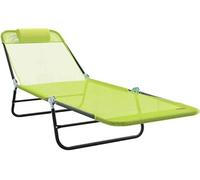 Lot de 1 chaise longue GENERIQUE en metal L. 182 cm H. 85.5 cm pliable