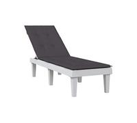 Lot de 1 chaise longue GENERIQUE en plastique L. 105 cm non pliable