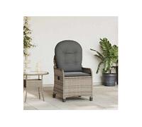 Lot de 1 chaise longue GENERIQUE H. 95 cm en rotin L. 66 cm non pliable