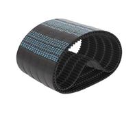 Lot de 1 Courroies Synchrones HTD2535-5M en Caoutchouc,12mm de Largeur,Renforcées Fibre de Verre avec Revêtement Nylon pour Transmission Industrielle