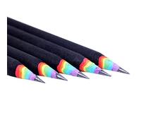 Lot de 1 crayons arc-en-ciel 2B pour étudiants, école, bureau, papeterie pratique, pour enfants, cadeau créatif et artisanat exquis