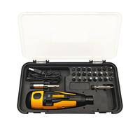 Lot de 1 ensemble de pilotes électriques mobiles multifonctions 26 en 1, lampe de travail LED, changement rapide pour diverses applications, coque en acier permanente, ensemble de pilotes mobiles en à