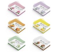 Lot de 1 feuille fine antibactérienne pour le lavage des mains, feuilles de savon de voyage, rose, lavande, orange, citron, thé vert, noix de coco, feuilles de savon en papier dissoutes pour voyage et