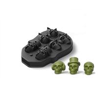 Lot de 1 Halloween Moule en Silicone, FantasyDay Superieur Antiadhésif Citrouille Sorcière Fantôme Moules à Gâteaux Pour Muffins Cupcake Brownies Chocolat Savons Gâteaux Pudding Biscuit Glaçons Gelée