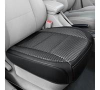 Lot de 1 Housse de siège de Voiture ventilée et fraîche pour l'avant - en Maille aérée 3D - Respirante - Ajustement Universel - avec Poche de Rangement - pour Voitures, camions, SUV - Noir