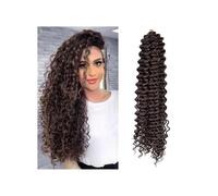 Lot de 1 mèches synthétiques ondulées au crochet, cheveux longs, blonds ombrés, ondulés et bouclés, for femmes noires Wear and Go(33,22inch)