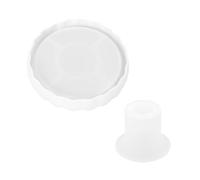 Lot de 1 moule en silicone pour assiette à fruits conçu avec des bords cannelés pour une présentation élégante - Sûr et robuste - Passe au lave-vaisselle