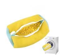 Lot de 1 ou 2 sacs lavage for chaussures en coton, fibres moelleuses, élimine facilement la saleté, anti-déformation, organiseur vêtements(1PC)