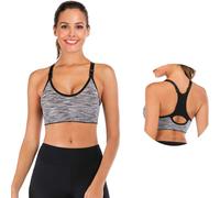Lot De 1 Ou 5 Soutiens-Gorge De Yoga Pour Femme - Bretelles Réglables Et Coussinets Amovibles - Sans Couture - Dos Nageur