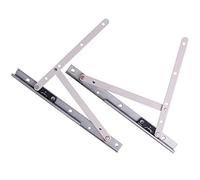 Lot de 1 paire de charnières de fenêtre à battant dissimulées en acier inoxydable 25,4 cm