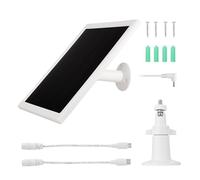 Lot de 1 panneau de charge solaire flexible de 8 W pour diverses applications, y compris équipement d'extérieur, ABS, PC, durabilité, port courant continu