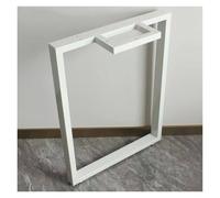 Lot de 1 Pieds de Table Basse en métal Blanc, 60/72,5/80/90 cm, Pieds de Meubles industriels Robustes, for Table, Bureau, Petit déjeuner, Bar, Banc(W50xH60cm)