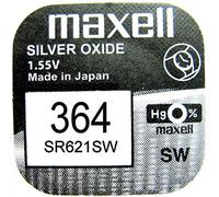 Maxell-MXL SR0621SW 1,55 V pile bouton pack de 10