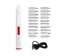 Lot de 1 pilote électrique permanent en acier avec batterie rechargeable à plusieurs divisions et poignée ergonomique, idéal pour les espaces restreints