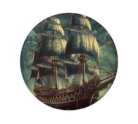 Lot de 1 pin's à boutons ronds en métal pour photos de 6,1 cm - Pour loisirs créatifs, Noël, projets de fête, taille unique, Pas de gemme