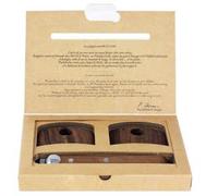 Set poignée et anses amovibles Casteline en bois - Couleur de la poignée: Bois de noyer