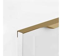 Lot de 1 Poignée Noir Poignée de Meuble Noir- Poignée Invisible Poignee de Meuble Cuisine Quincaillerie de placards Poignée d'armoire Poignée Invisible (400mm,Bronze)