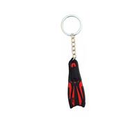 Lot de 1 porte-clés en forme de palmes en silicone pour plongeur, R, taille unique