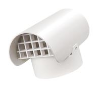 Lot de 1 protection de tuyau de ventilateur de radon simple pour installation sur le toit Sécurise contre l'infiltration d'animaux en toute sécurité Chapeau à courant continu
