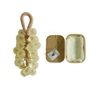 Lot de 1 savon au raisin emballé dans du papier fait à la main pour la vie Solution cadeau durable Savon aux raisins