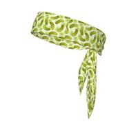 Lot de 1 serre-tête à nouer pour homme et femme Motif cornichons à l'aneth
