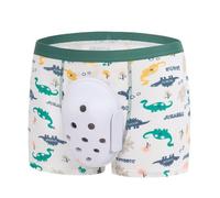 Lot de 1 sous-vêtement post-circoncision for garçon, boxer de protection en coton for la convalescence post-chirurgie(Groen,3XL)