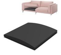 Lot de 1 Support De Coussin De Canapé Pour Assise Affaissée, Supports De Coussin De Canapé Incurvé En Mousse Haute Densité 60x60cm, Planche De Support Noir Pour Canapé à Placer Sous Les Coussins