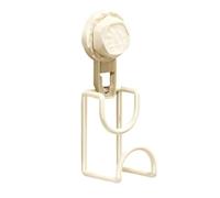 Lot de 1 support de lavabo à ventouse étanche en acier inoxydable pour cuisine et salle de bain, conçu pour une utilisation durable avec Proper (beige)