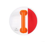 Lot de 1 support de papier abrasif mural autocollant de 22,9 cm, 1 disque en plastique pour ponçage manuel, prise en main antidérapante, design épais et résistant à l'usure pour le bricolage et un