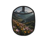 Lot de 1 tapis de casserole en silicone à motif « Where The Mountain Flowers Bloom » (lot de 1/2), résistant aux hautes températures et antidérapant, adapté pour le barbecue, la pâtisserie, etc.