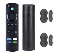 Lot de 1 télécommande vocale de rechange, 2 supports muraux magnétiques pour télécommandes, autocollant, sans perçage, compatible avec Amazon Fire TV Stick 4K et Lite