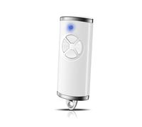 Lot de 1 Télécommandes pour Hörmann HSE4-868-BS - Remplacement 4 Canaux, Compatible avec pour Hörmann HSE2-868-BS, pour Portes et Motorisations Hörmann - Blanc