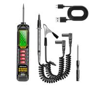 Lot de 1 testeur de mélange de construction en ABS permanent mettant en évidence la résistance de connexion et multimètre