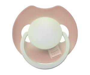 Lot de 1 téterelle LOVI Prime dynamique en silicone - Capsule de stérilisation - Protège le réflexe de succion - Hypoallergénique - Sans BPA (Blush Glow, 0-6)