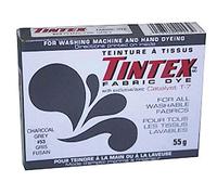 LOT de 1 TINTEX Marque Gris Anthracite Tissu DYE #53