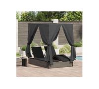 Lot de 1 transat GENERIQUE en rotin non pliable