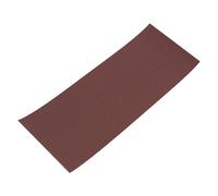 Lot de 10 1/3 papiers abrasifs ponceuse rectangulaire non perforés 230 x 93mm grain 120 Flexovit
