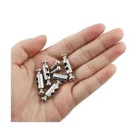 Lot de 10/100 pinces à câble croisé à double trou avec platine en cuivre, clip de câble de suspension réglable pour le rigging et le levage robustes (100 pièces)
