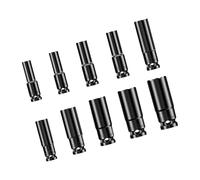 Lot de 10/13 douilles essentielles à 6 pans 1,27 cm pour les amateurs d'artisanat, vis de serrage hexagonales de précision