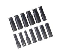 Lot de 10/13 douilles essentielles à 6 pans 1,27 cm pour les amateurs d'artisanat, vis de serrage hexagonales de précision