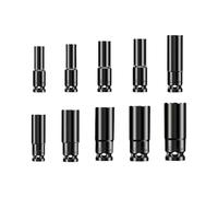 Lot de 10/13 douilles essentielles à 6 points de 1,27 cm pour les amateurs d'artisanat, vis de serrage professionnelles