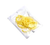 Lot de 10/15/30 anneaux de reliure multicolores flexibles pour scrapbooking, carnet, porte-clés, classeur de bureau