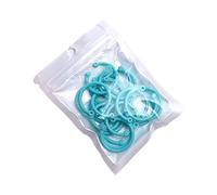 Lot de 10/15/30 anneaux de reliure multicolores flexibles pour scrapbooking, carnet, porte-clés, classeur de bureau