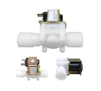 Lot de 10/15 électrovannes à filetage mâle AC220V DC12/24V 1/2"3/4", vanne de contrôle de l'eau, interrupteur normalement fermé, normalement ouvert(3-4 10pcs,Open)