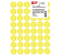APLI-Agipa Discount -30% - Étiquettes adhésives enlevables - diamètre 24 mm 192 unités