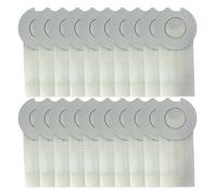 Lot de 10/20/100 sacs en papier jetables pour aspirateur Lydsto H3 pour une capture efficace de la poussière et une durée de vie prolongée de l'aspirateur (20 pièces)