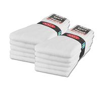 Lot de 10 | 20 | 30 Paires de Chaussettes de Sport, de Tennis, de Travail Homme Femme Coton 10100 (39-42 10 Paires Blanc)