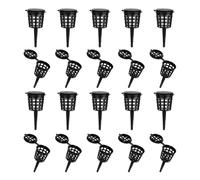 Lot de 10/20/50/100 pots de fleurs empilables pour le démarrage de la propagation des plantes et le jardinage intérieur ou extérieur