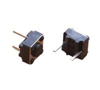 Lot de 10/20/50 interrupteurs à bouton-poussoir tactiles à 2 broches 6 x 6 x 5 mm, micro-interrupteurs à clé 6 x 6 x 4,3/5/6/7/8/9/10/12H(6X6X12H,20PCS)