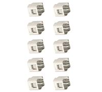 Lot de 10/20 clips de bloc chauffant pour imprimante X1C/P1 Clip Fix Thermistor Chauffage Cartouche Thermistance Clips en métal traité thermiquement Pince de fixation Hotend